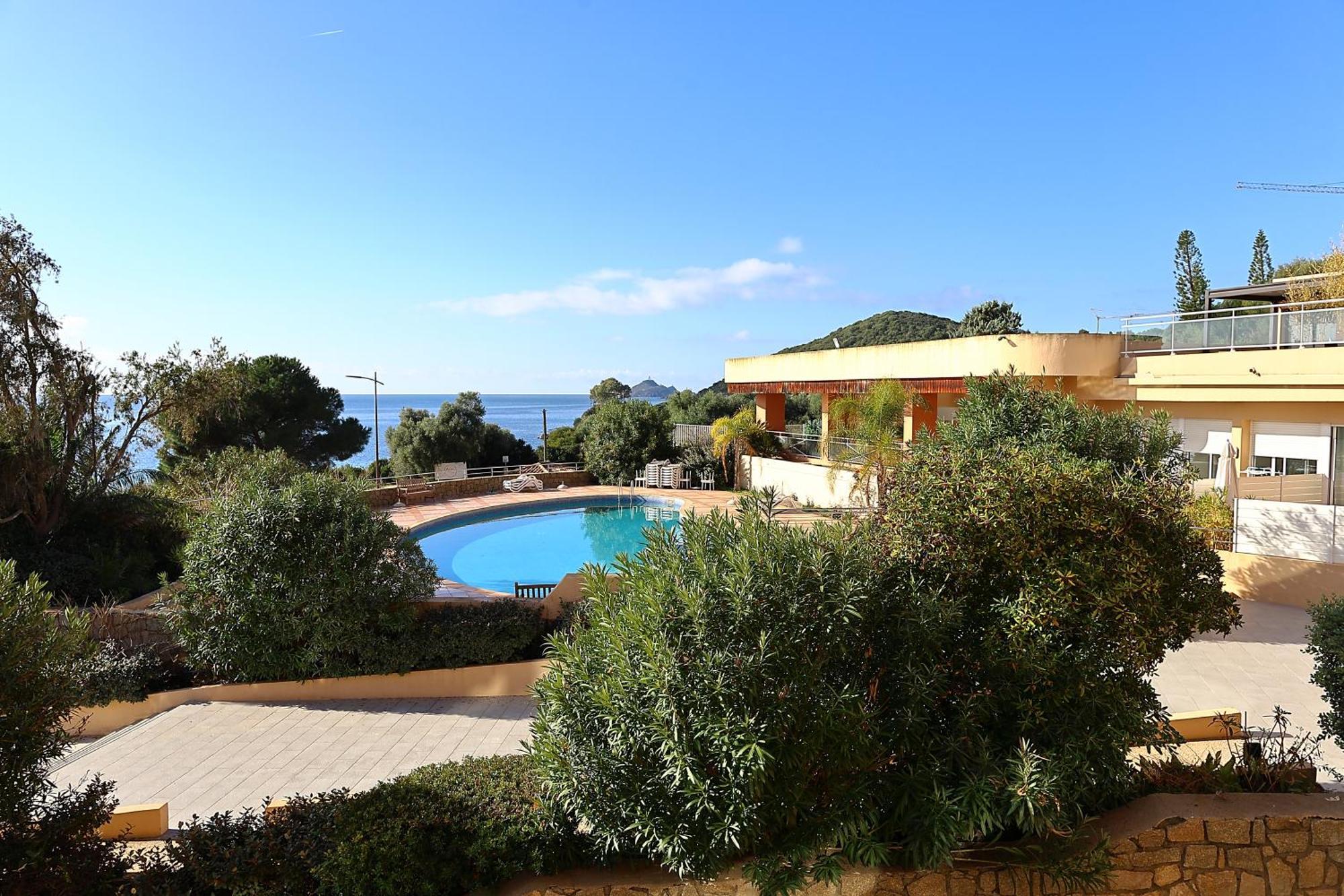 Evasion Corse - T2 Vue Mer, Piscine & Plage Ajaccio  Exteriér fotografie